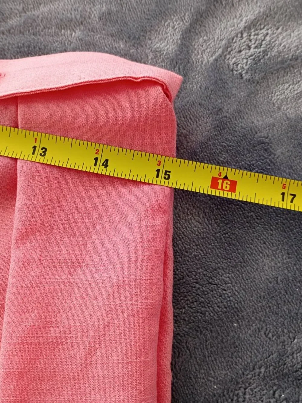 Mario Serrani Italy Pink Button Front Blouse L Roll Tab Sleeve Lightweight